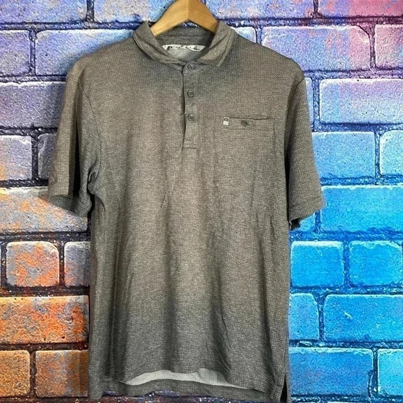 Travis Mathew Other - Travis Mathew Gray Polo Shirt Medium